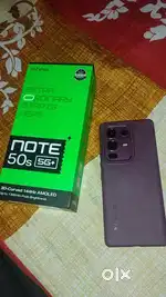 Infinix note 50s only 5 days old 8/128 1 year ki abhi warranty hai