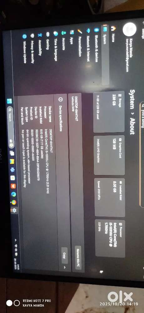 Dell i5 11th generation.. 2025