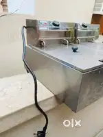 2-Portion Commercial Deep Fryer for Sale