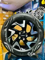 16” kia sonet X line dual tone alloys and apollo tyres set of 4 new co