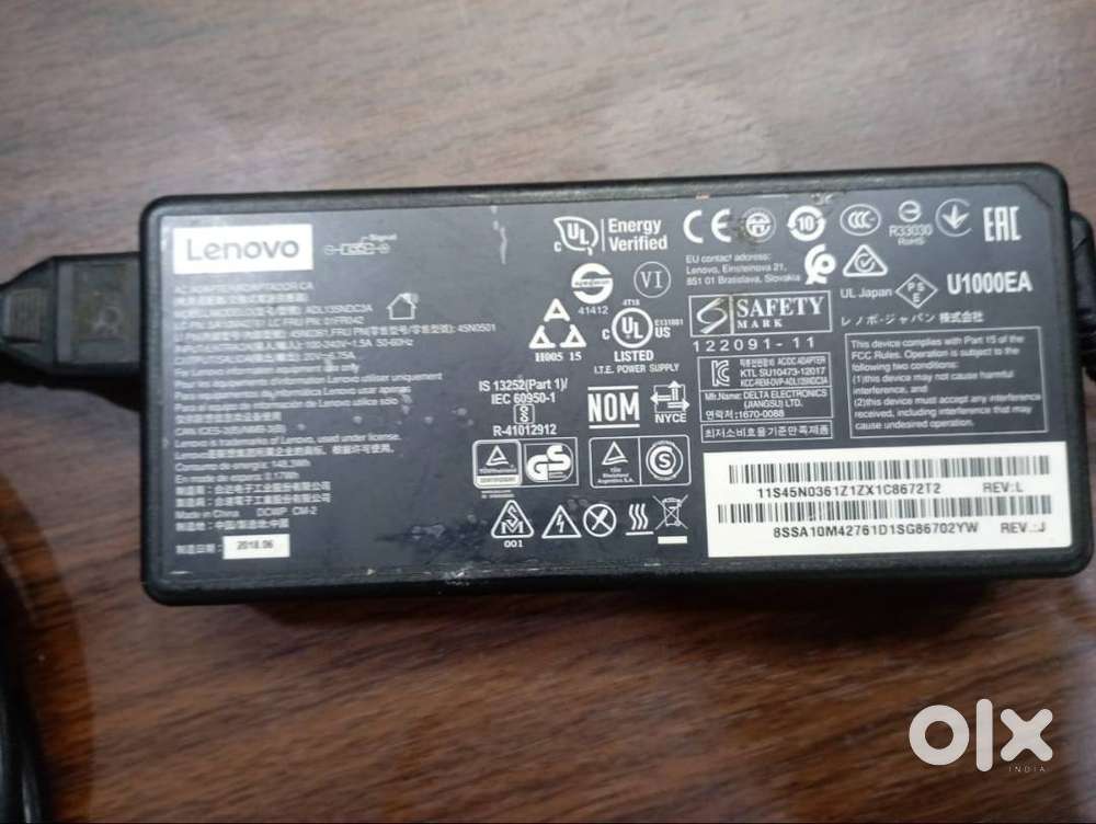 Lenovo 135W Original Laptop Charger with Power Cable – Excellent Co