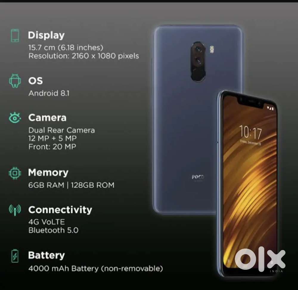 POCO F1 WORKING CONDITION