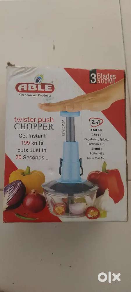 Twister push chopper