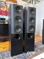 KEF Reference 105/3 Uni-Q Generation speaker KEF KUBE 200 Eqialiser