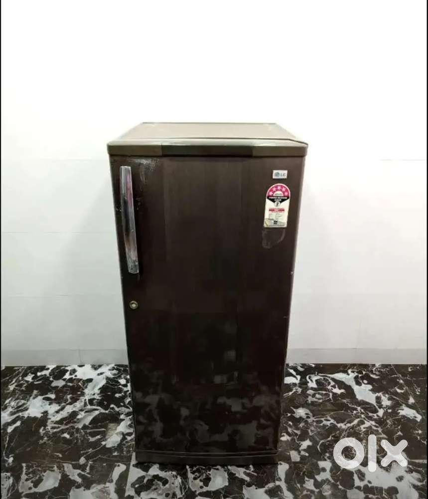 Intellocool single door grey colour refrigerator.            Lopqyer
