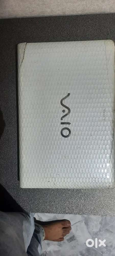 white laptop