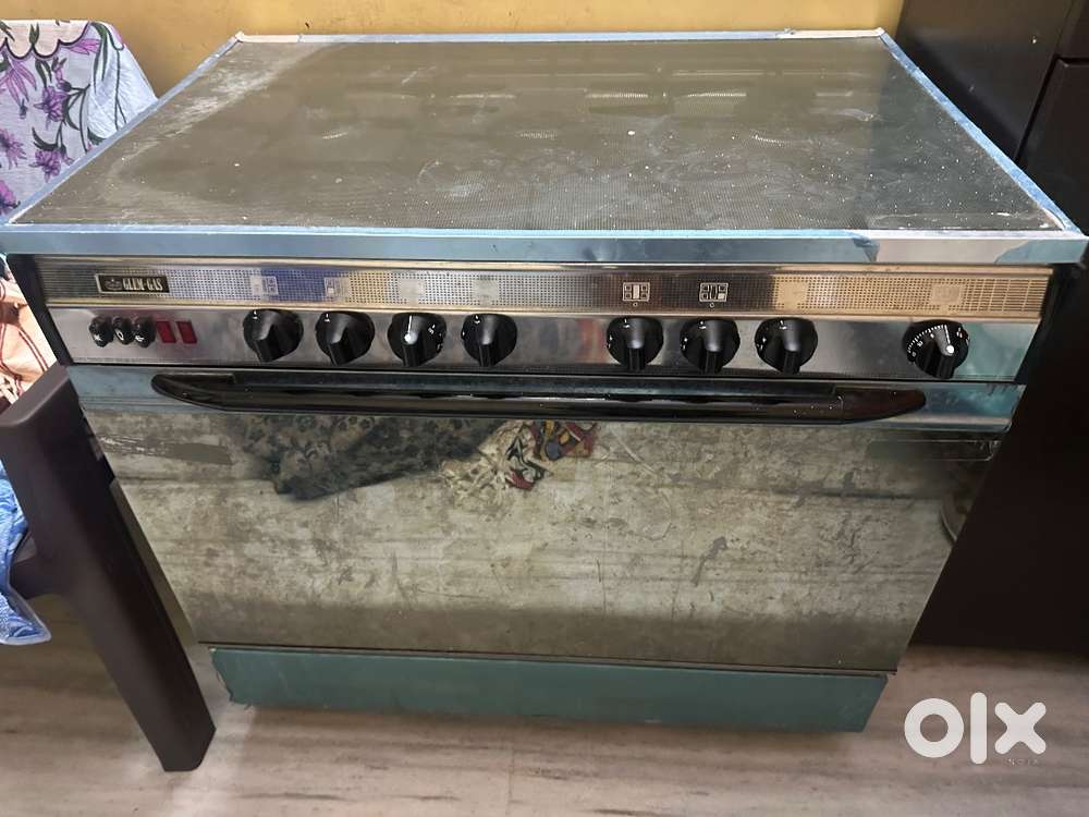 Five set of gas stove plus big size grill otg(micro wave)