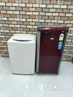 Combo sale @12500/- wit warranty and shipin LG machin Whirlpool fridge