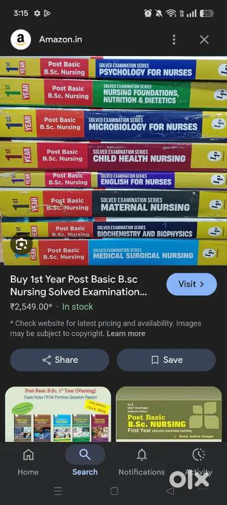 I want to sell post basic bsc nursing first year  10 years on half rat