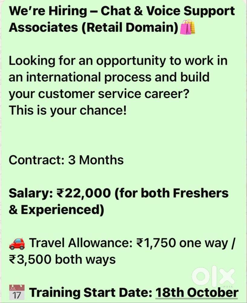 International/ Domestic BPO Executive