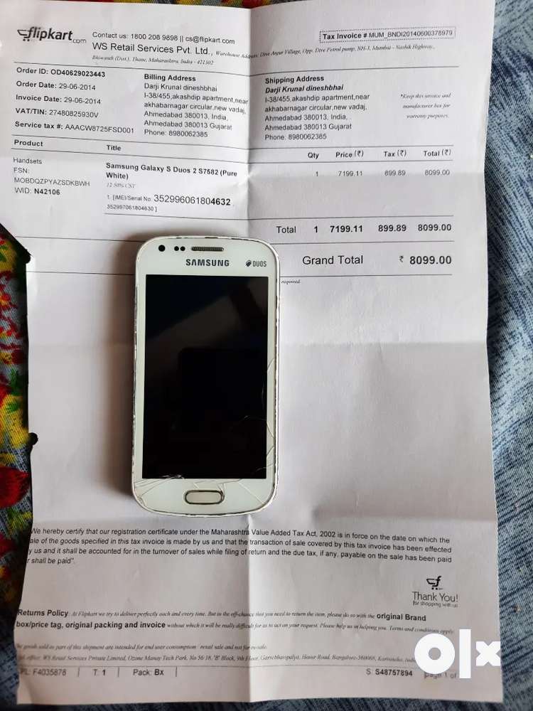 Sale Samsung S Duos 2G/3G supported
