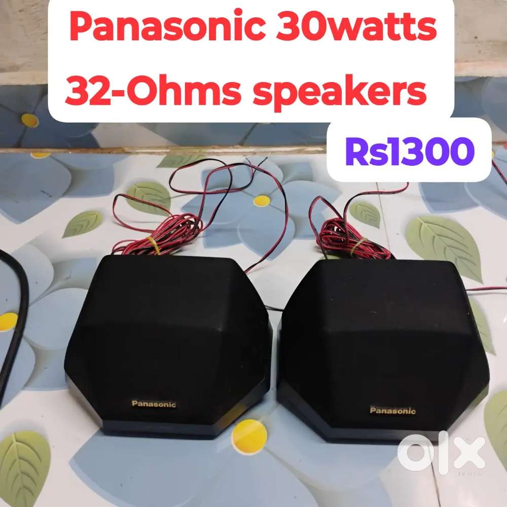 Panasonic 60watts speakers 24 ohms speakers super sound fixed price