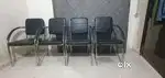 Steel coossion chairs and stools