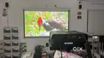 RD2 Projector 350Inch 4K 3D Watch Movies Cricket For Home Office Cafe
