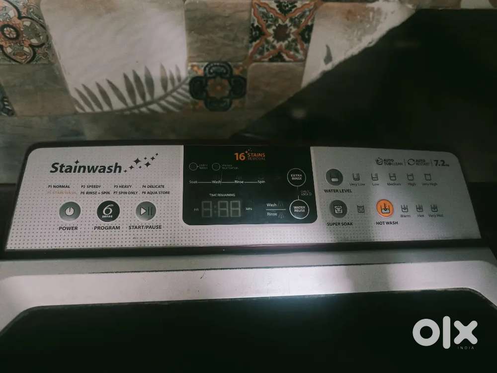 Fully automatic 7.2kg whirlpool