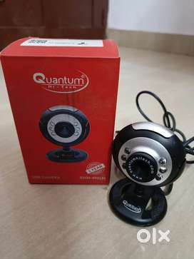 Quantum QHM495LM 6 Light Webcam For Laptop And Desktop (Black)