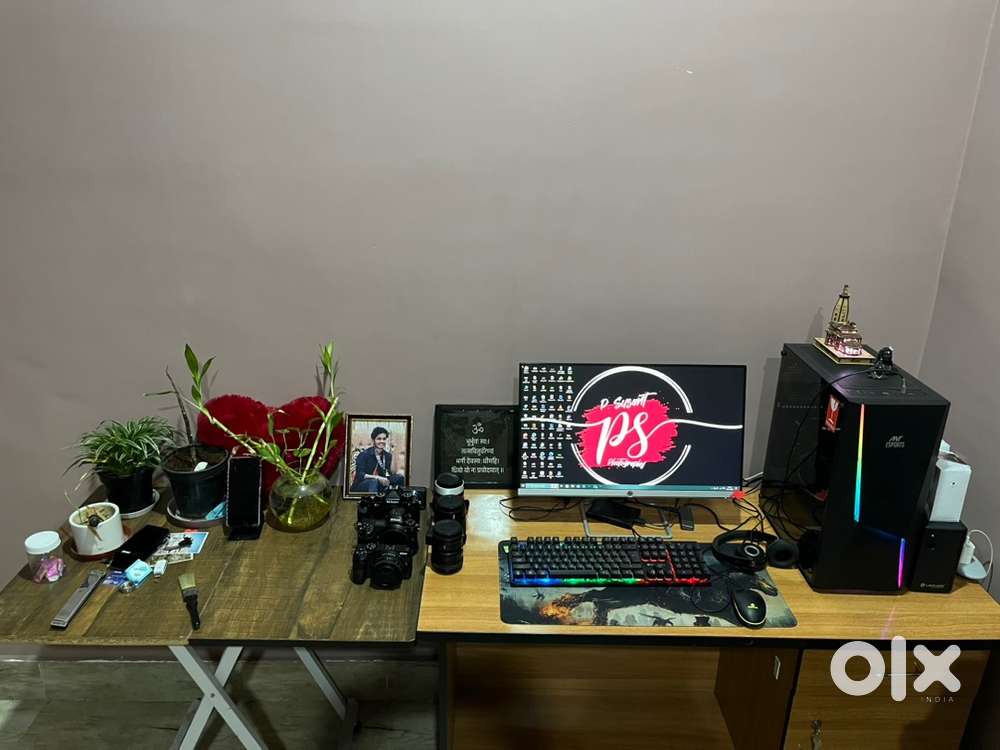 i3 10th gen pc + 24inch ips monitor