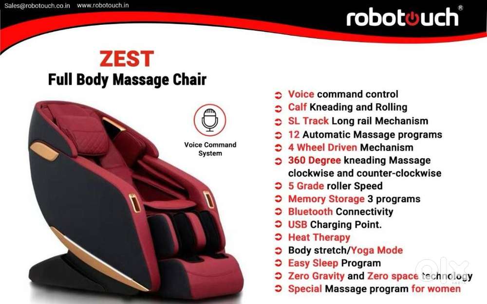 RoboTouch Zest Massage Chair for Home/Office/Gym