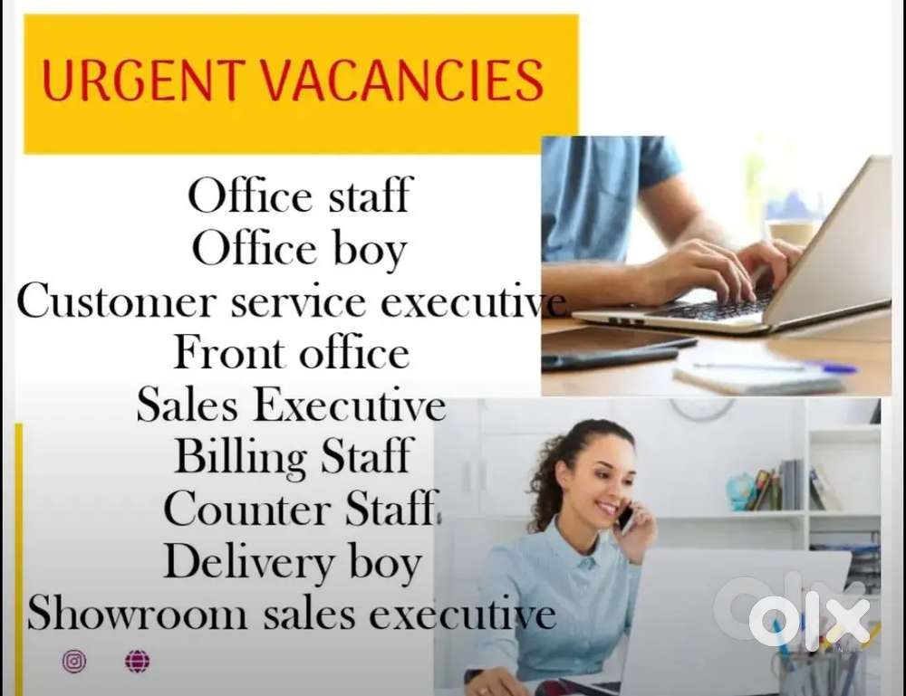 URGENT VACANCIES