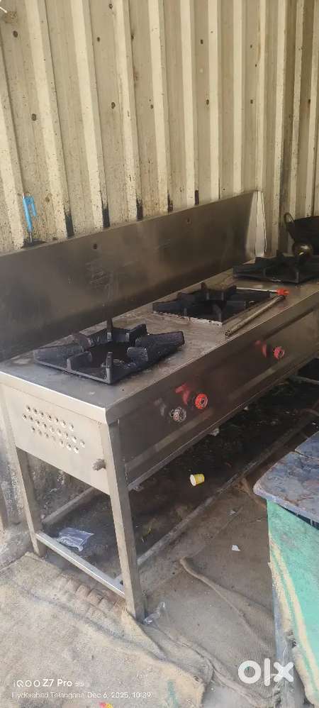 Hotel 3 burners stove