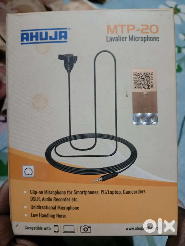Ahuja noise cancellation microphone