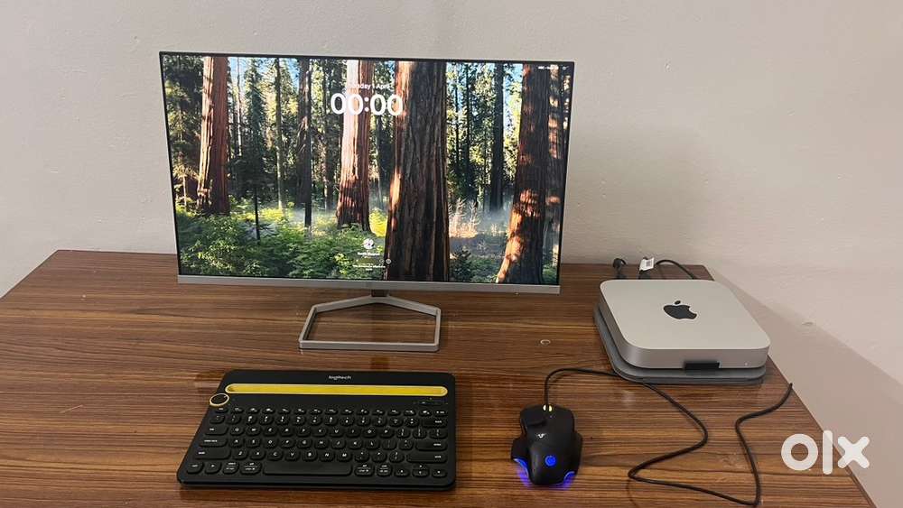 Apple Mac Mini M2 (512GB, 2023) + Applecare+  Full Setup With Monitor