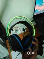 ZEBRONICS Jet Premium Wired Gaming On Ear Headphone with LED Light