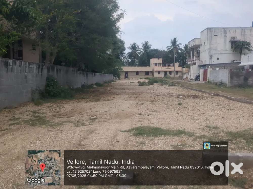 East Facing Corner Plot for Sale at Konavattam, Vellore