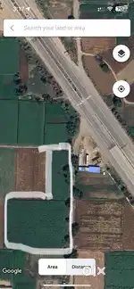 Free zone 1.5 acre property 44 feet road and highway