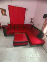 6 seater L sofa with teaboy 13k