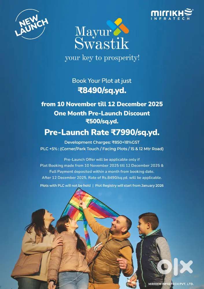 136 sqyd Residential Plot in Dholera Smart City - Best Investment