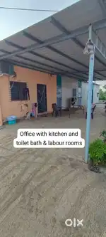 1 हेक्टर मध्ये आधुनिक बनवलेला Buffollow गोठा  विकणे आहे.