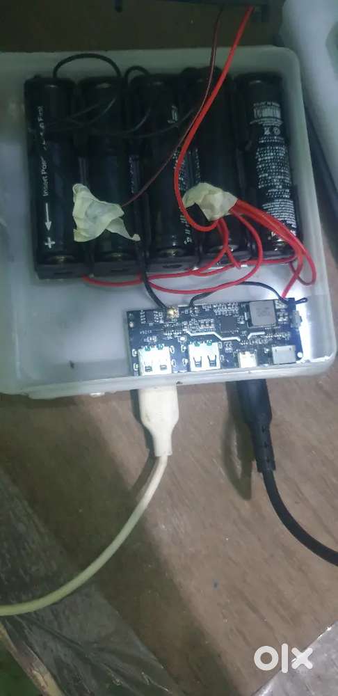Phone charging power bank parts