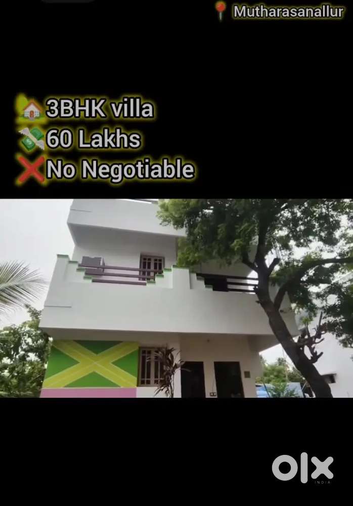 3BHK villa for sale in Mutharasanallur