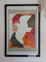 Vietnamese original poster, replica, and Georgian naive paintings