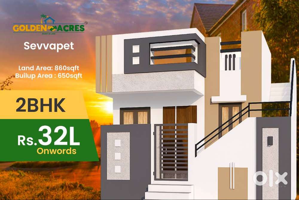 2BHK individual house sale in Sevvapet