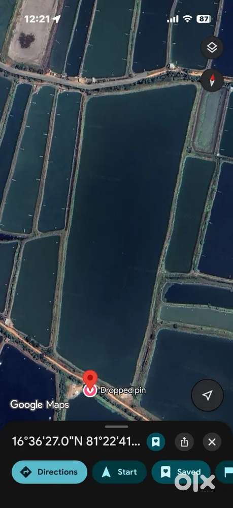 1.93 acres fish pond available for sale in akividu samatha nagar