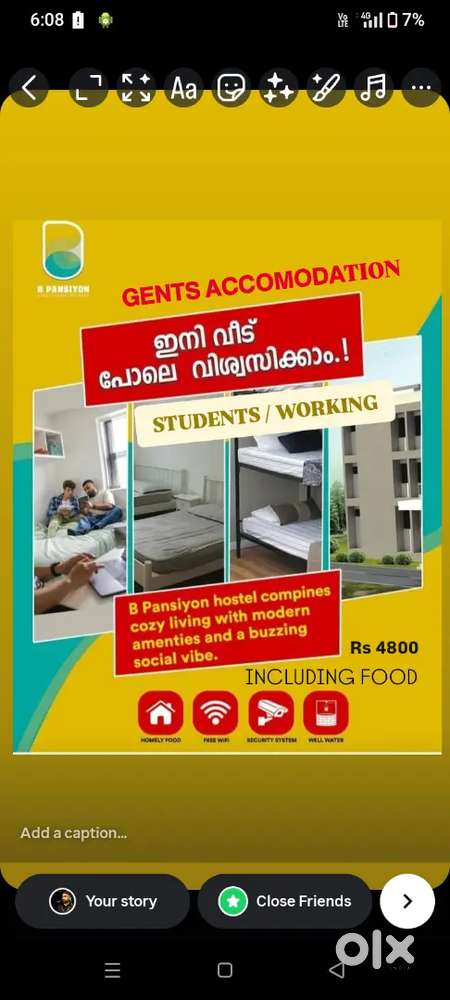 STAY WITH FOOD FOR GENTS