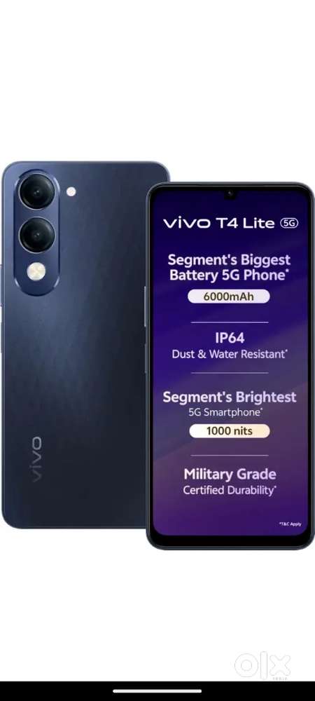 Vivo t4 lite 10 din old ram 4+4