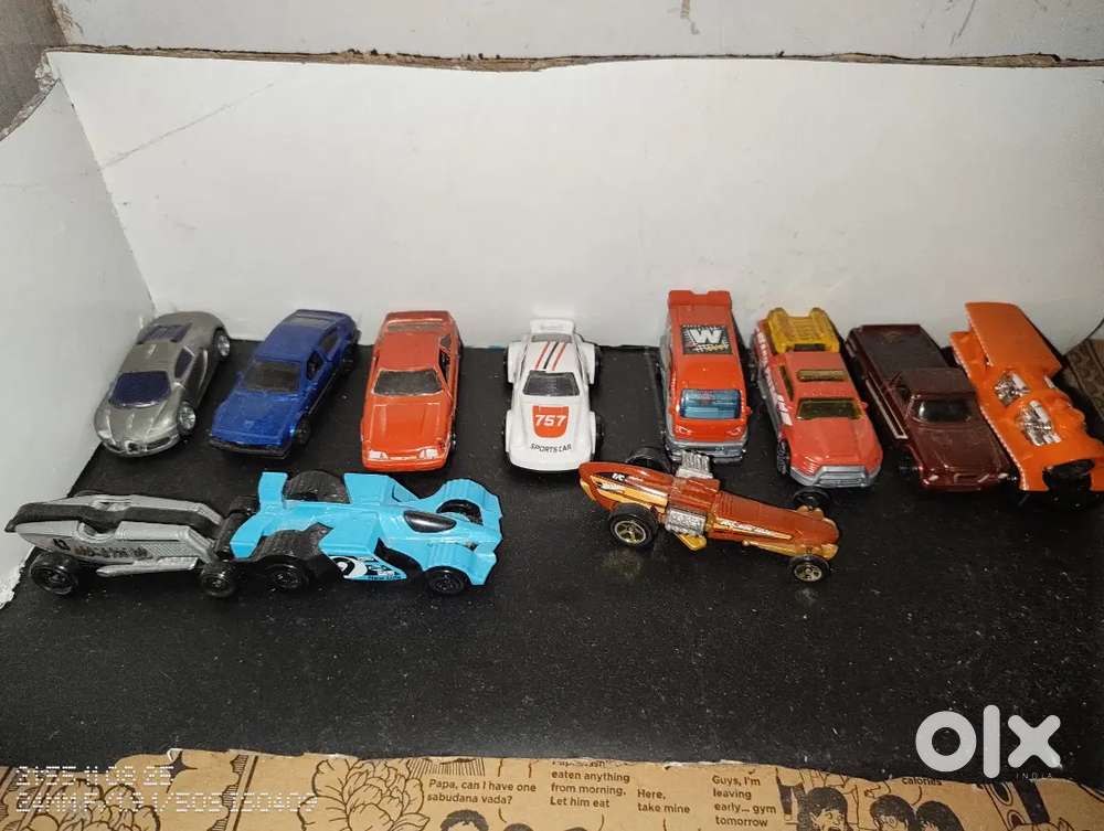 All types of real original hotwheels