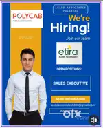 Sales Executive for Polycab Etira Wires
