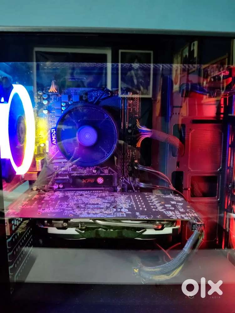 GIGABYTE B450M - Ryzen 5 5500 - MSI RX 580 8gb Details in Description
