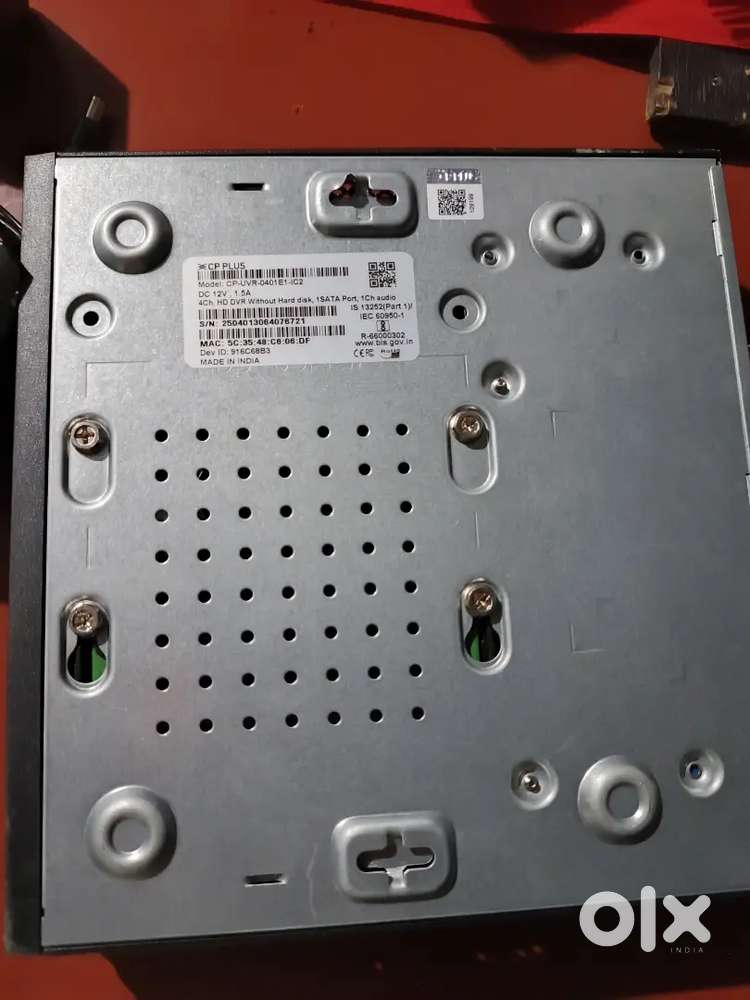 CP plus DVR ONE month old 500GB hardisck and charger and power supply