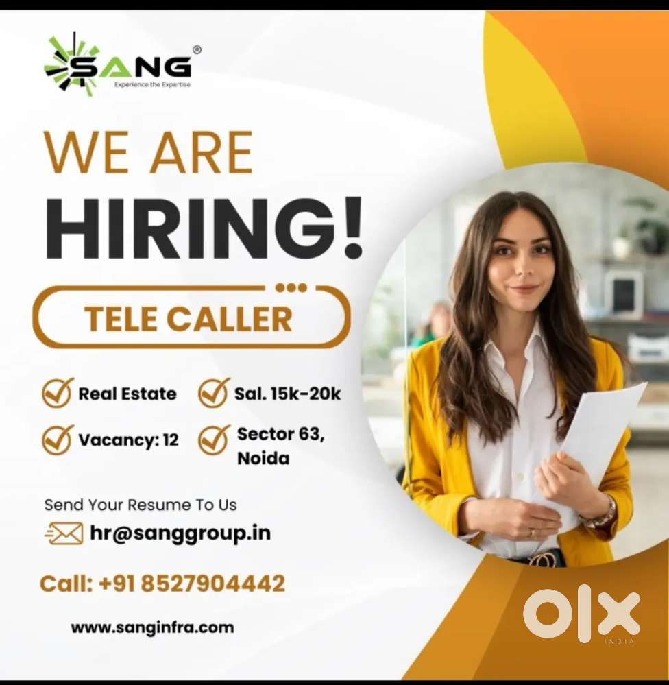 Tele caller for real estate with fixed salary