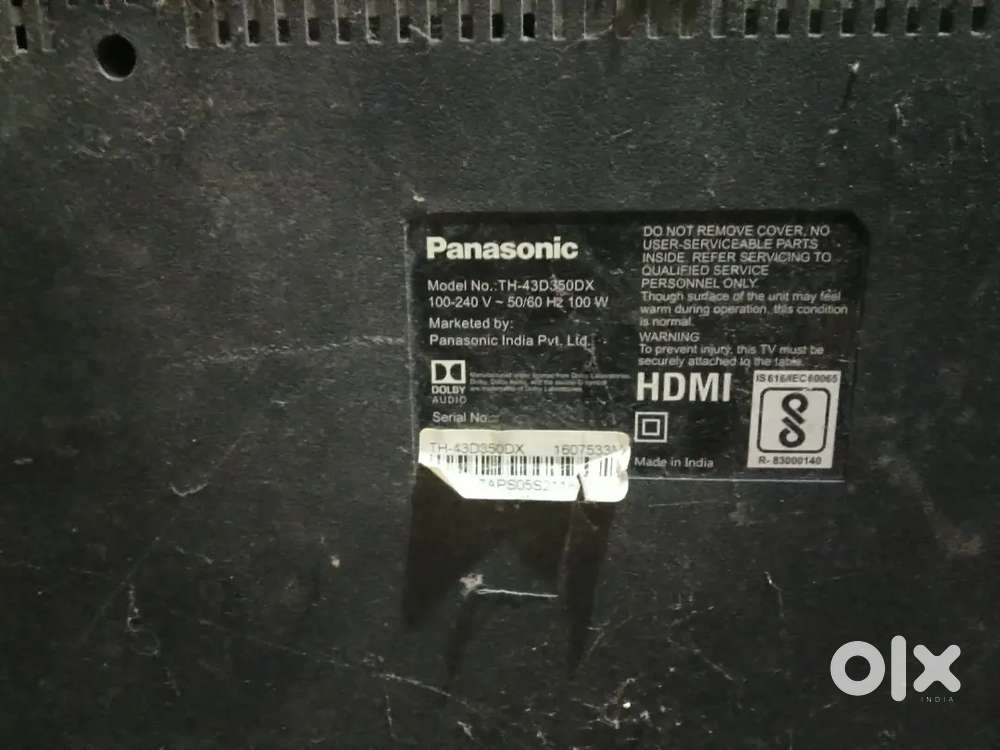Panasonic tv 43