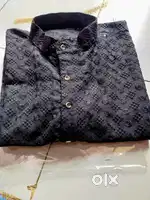 XXL full size md kurta h bg black and white bg