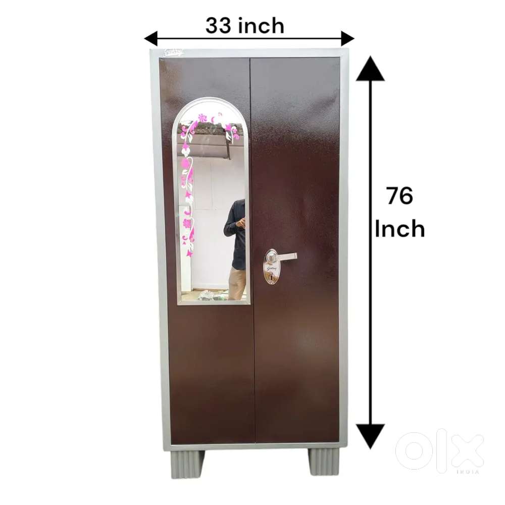 Wardrobe in Metal 2 Door Metal Almirah Gb furniture