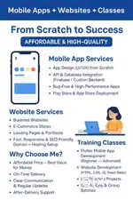 Mobile apps, Websites,classes - From scratch, Affordable& high quality