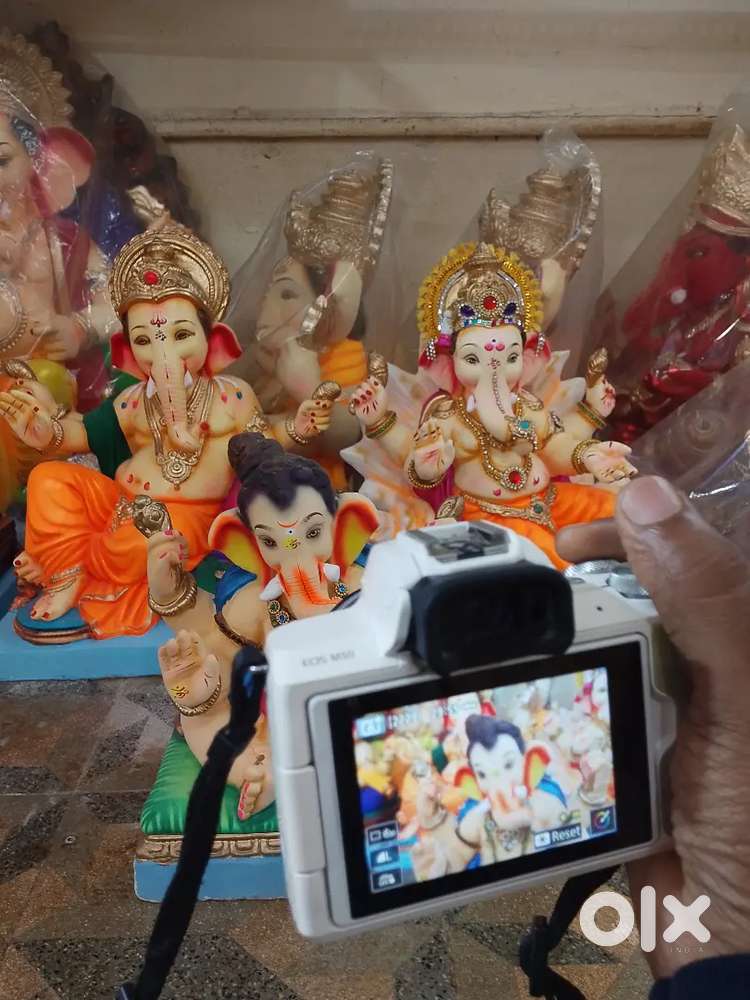 Canon EOS M50 with 45mm Lens and Flash Light, 2 Battery