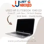 Used HP EliteBook 1040 G3 i7 6th Gen  8GB RAM  256GB NVMe SSD